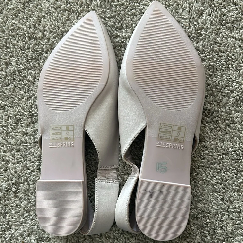 Lilac Sling Back Flats - Picture 4 of 5